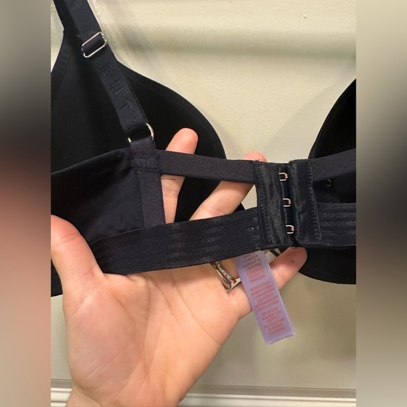 Savage X Fenty Core Mocrofiber T-shirt Bra 36 DDD in black caviar - Picture 9 of 11